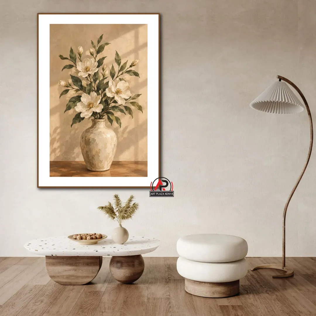 vintage-style floral art